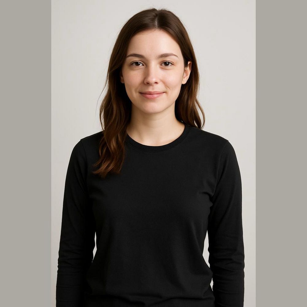 Cato Black Long Sleeve Knit Tunic Top Blouse Womens Medium Basic Casual Stretch